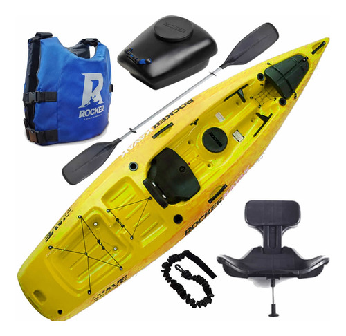 Kayak Rocker Wave Remo Butaca Chaleco Tambucho Remo Pita