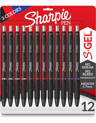 12 Bolígrafos Sharpie S-gel - Unidad a $1146