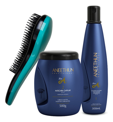 Kit Aneethun Linha A Shampoo, Máscara + Brinde