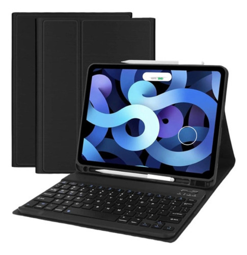Funda Con Teclado Negro Para iPad Pro 11 M4 2024 Español