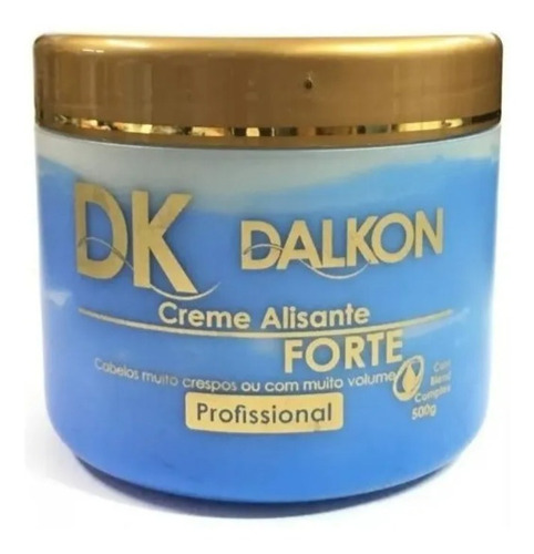 Creme Alisante Para Barbeiros Masculino Dalkon 500g - Forte