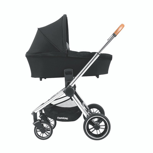 Cochecito Carestino Beverly V2 Con Accesorios - Negro