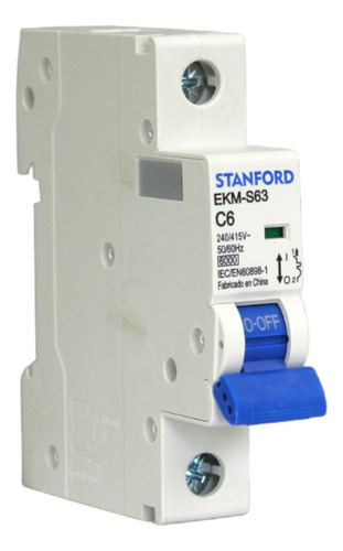 Automatico Monofasico 1x6a 6ka Curva C Stanford