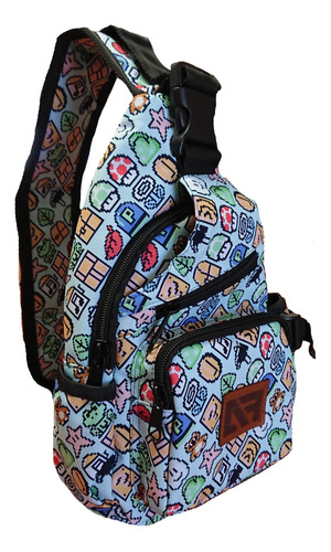 Mariconera Mochila Sling Cruzada Nintendo