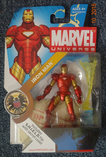 Iron Man Marvel Universe Wave 1 Figura 001 2008 3.75