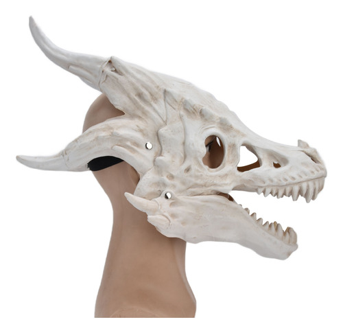 Disfraz De Halloween Con Máscara De Cráneo De Dinosaurio De