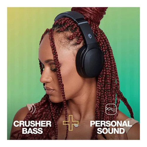 Auriculares Inalámbricos Skullcandy Overear Crusher Evo Negr