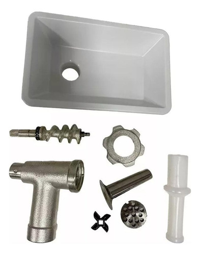 Mini Serra Fita Mesa Móvel Com Moedor Carne Acoplado Bja-150