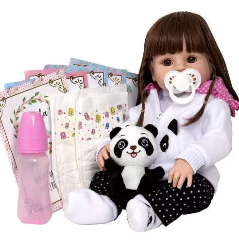 Bebe Reborn Panda  MercadoLivre 📦