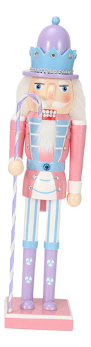 Adornos De Cascanueces, Regalos Navideños, Rosa 25cm