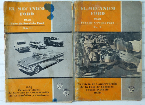 Manual Del Mecanico Ford 1958 Manual De Taller 1 Y 2