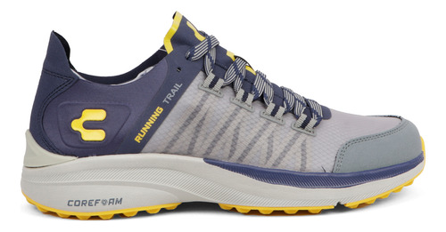 Tenis Hombre Para Correr Charly Gris/marino Tallas 25-29 Mod. 1086039