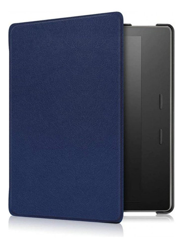 Estuche Fibra Kindle Oasis Color Azul 