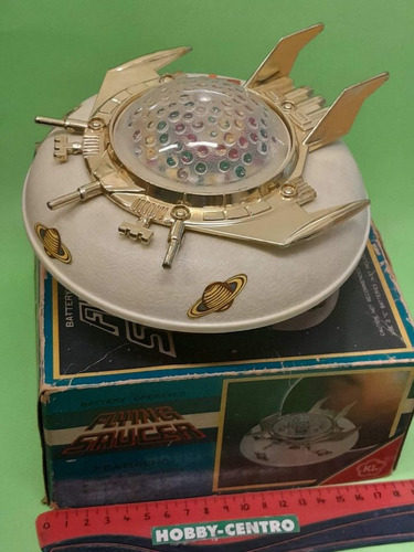 Platillo Volador Flying Saucer De 1970s Sin Uso Ultra Raro!!