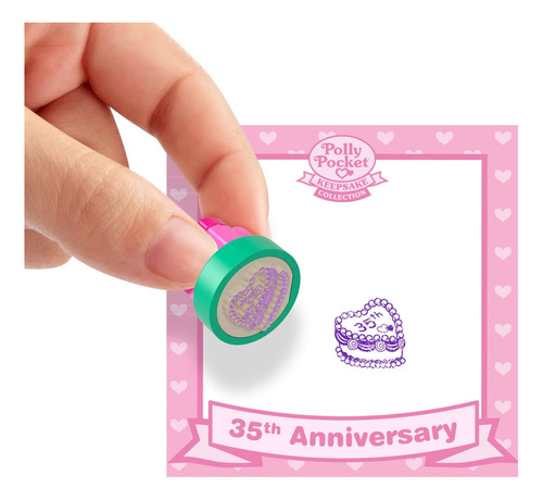 Polly Pocket Set De Juego Compacto Fiesta De Cumpleaños.