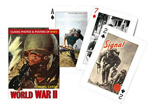 Piatnik 00 1492 De La Segunda Guerra Mundial Cartas.