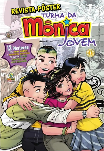 Revista Pôster Turma Da Mônica Jovem 12 Pôsteres Inéditos
