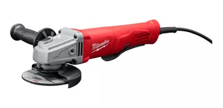 Miniesmeriladora angular Milwaukee 6141-30 color rojo 1400 W 120 V + accesorio