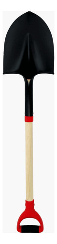 Pala Redonda Mango Corto De Madera Maple Tools