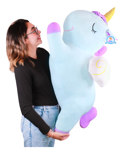 Unicornio De Peluche Jumbo Premum Pelucheria