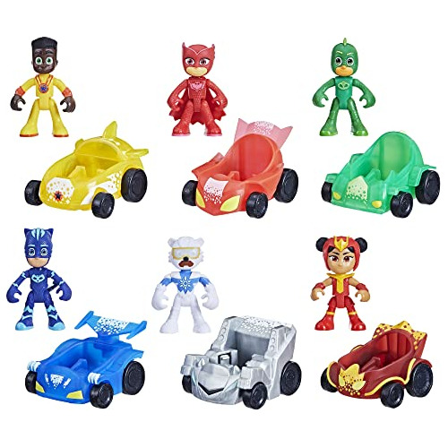 Pj Masks Power Heroes Racer Collection Juguete Preescolar Co