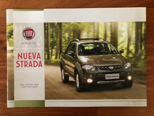 Folleto Tipo Libro De Agencia Original Fiat Nueva Strada Zwt (Usado)
