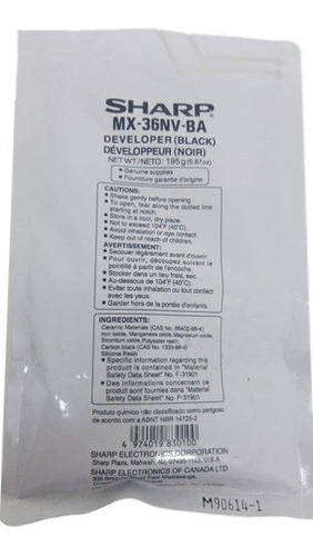 Desarrollador: Sharp MX-36NVBA