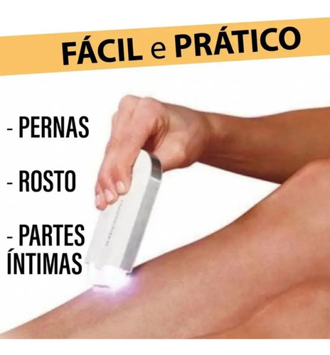 Depilador Elétrico Portátil Efeito Laser Pele Sensiveis