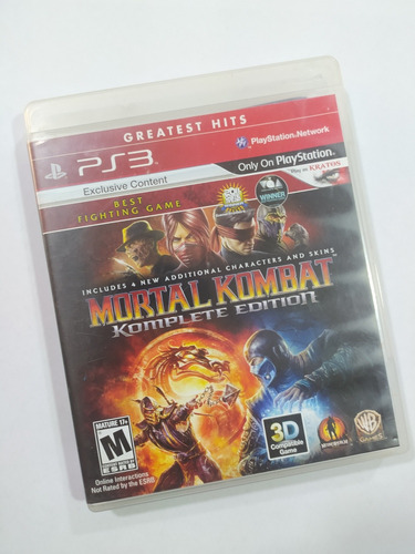 Mortal Kombat: Komplete Edition - Ps3