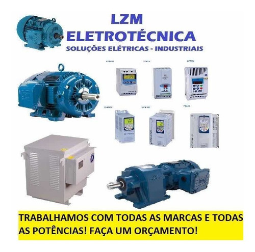 Motor Elétrico Weg 20cv 4polos 1750rpm 220/380/440 Flange Ff