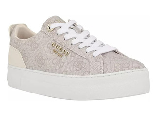 Tenis Guess Genza Plataform Lace Mujer Originales T 6.5us