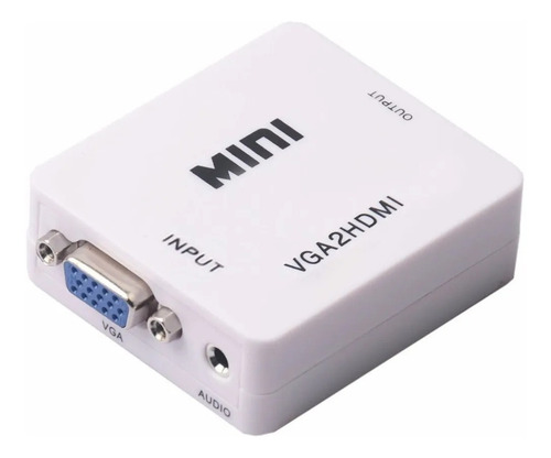Cable Conversor Adaptador Vga A Hdmi Con Audio