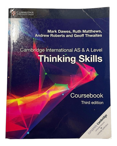 Cambridge International As&alevelthinking Skills-coursebook