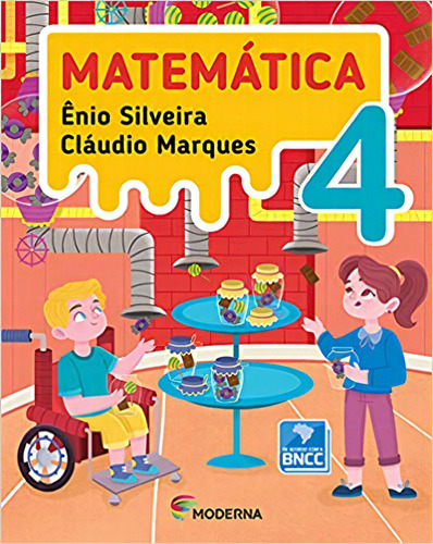 Matemática 4º ano, de Ênio Silveira. Editora Moderna, capa mole em português, 2019