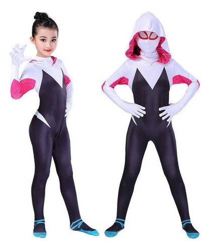 Traje Para Spiderman Miles Morales Cosplay Adultos Halloween