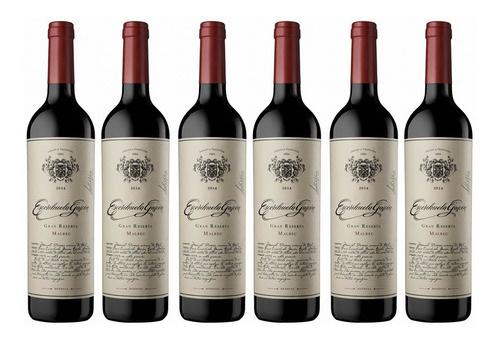 Vino Escorihuela Gascon Gran Reserva Malbec X750cc X6