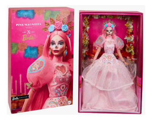 Barbie Día De Muertos 2023 Pink Magnolia En Caja Original