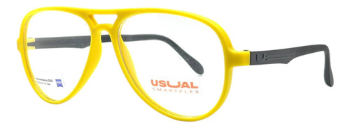 Armazones Usual Smartflex U048 Flexibles - Óptica Colon Amarillo/negro