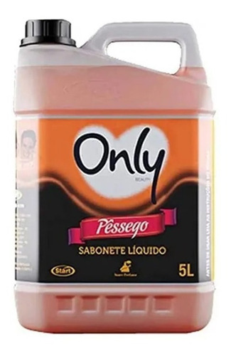 Sabonete Liquido Perolado Pêssego Only Start 5l