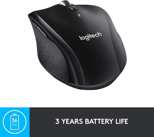 Ratón Inalámbrico Logitech M705, Ergonómico, 1000 Dpi