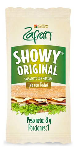 Salsa Showy Original 120 Zafrán - g a $25