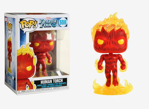 Funko Pop! Marvel Fantastic Four #559 Human Torch Original!