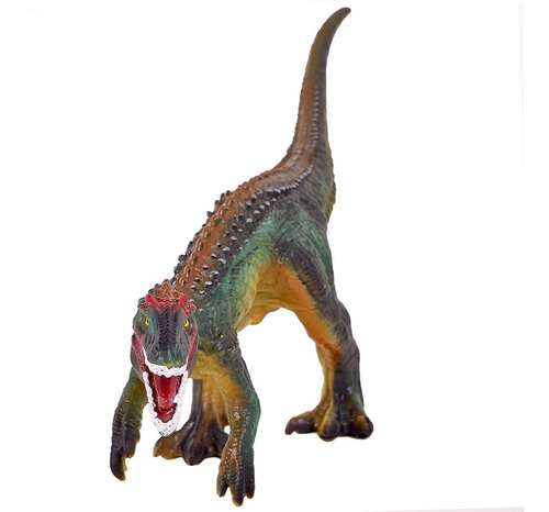 Dinosaurios Dinosoft Velociraptor Marrón 30 Cm Premium