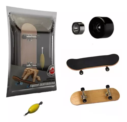 Skate De Dedo De Madeira Fingerboard Brinquedo Profissional