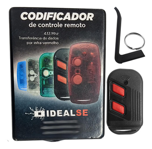 Kit Codificador Idealse A Bateria + 10 Controles Regravável