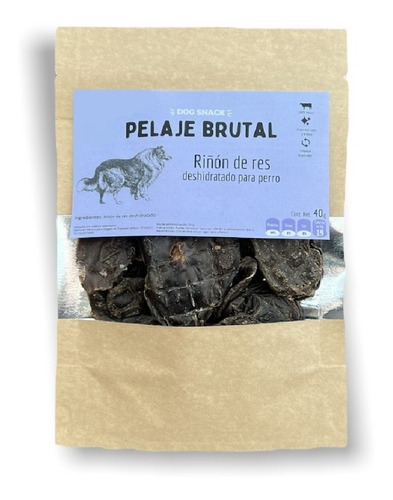 Natural Dog Treats Pelaje Brutal (riñón De Res) 40gr