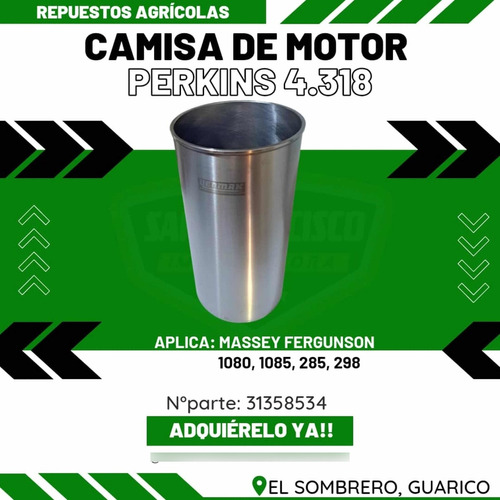 Camisa De Motor Perkins 4.318 Massey Ferguson 285/298