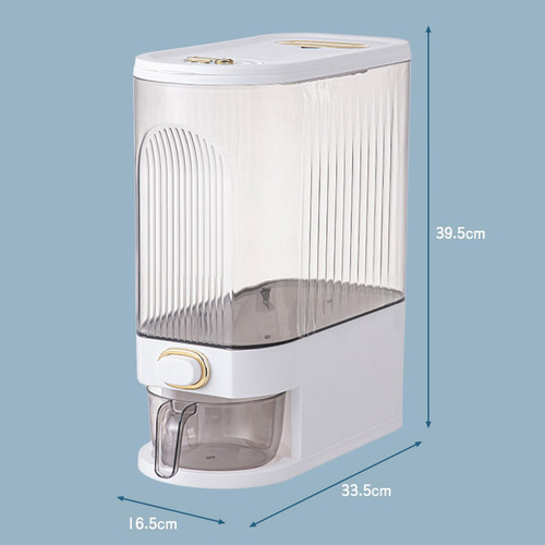 Dispensador Hermético De Arroz, Dispensador De Grande