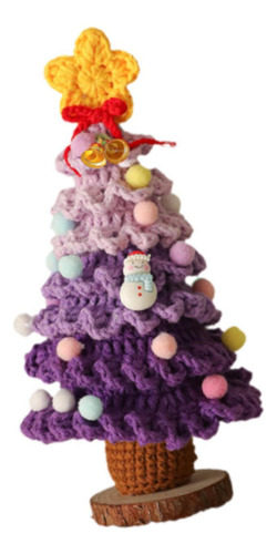 De Navidad Artificial, Tejido Morado, Artesanía, Regalos,