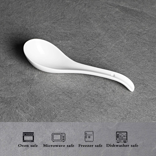 Juego De 6 Cucharas De Sopa Asiaticas, Cucharas De Sopa J...